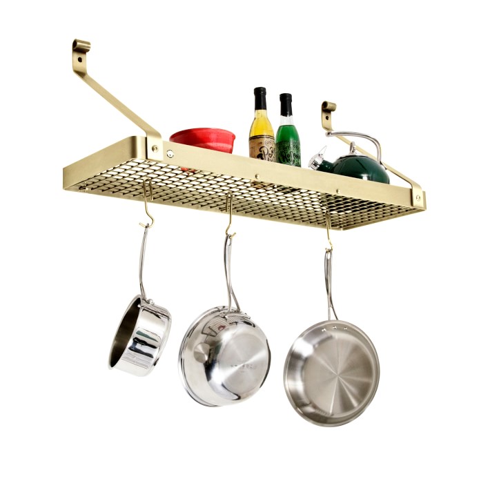 Enclume Wall Mounted Narrow Bookshelf Rack Williams Sonoma