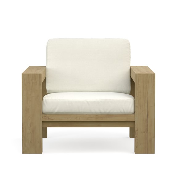 Teak Outdoor Furniture Williams Sonoma Larnaca Outdoor Teak Club Chair