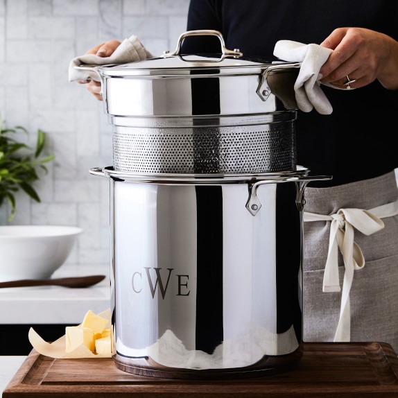 AllClad Perforated Multipot with Steamer Basket, 12Qt. Williams Sonoma