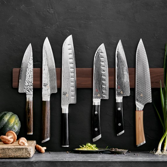 Williams Sonoma Wooden Magnetic Knife Holder Bar Walnut Williams Sonoma Wooden Magnetic Knife Holder Bar Walnut
