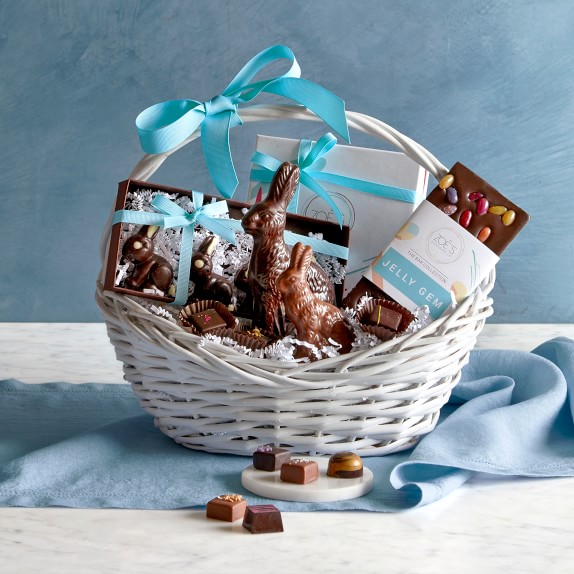 Zoe's Chocolates Easter Chocolate Gift Basket Williams Sonoma
