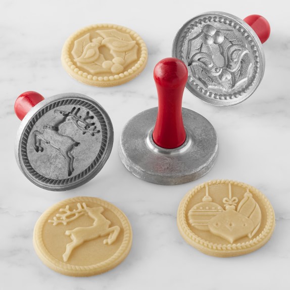 Nordic Ware Holiday Cookie Stamps, Set of 3