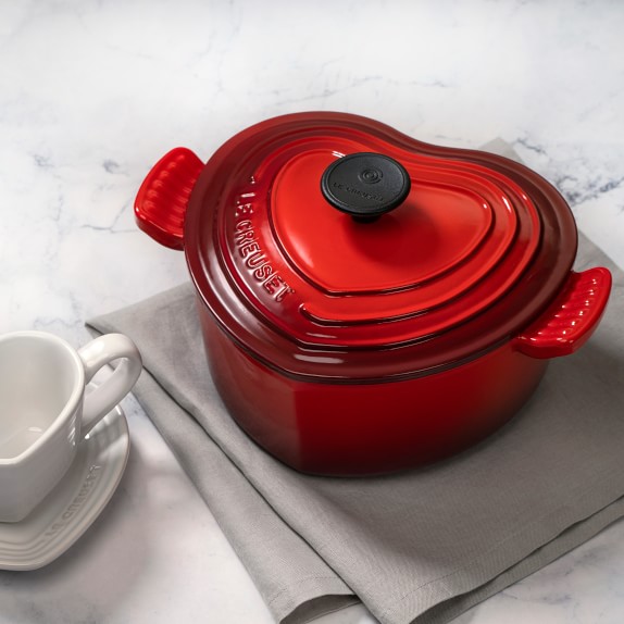 Le Creuset CastIron HeartShaped Dutch Oven Williams Sonoma