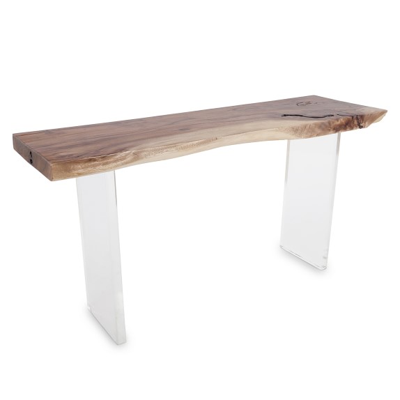Floating Wood Console