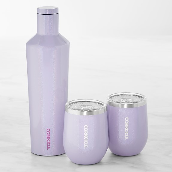 corkcicle canteen & stemless wine cup gift set