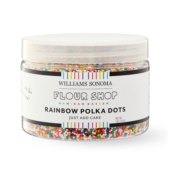 Flour Shop Just Add Cake Rainbow Polka Dots