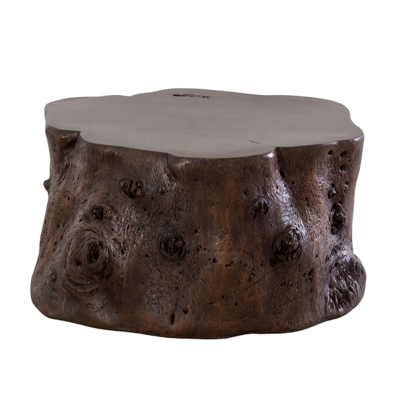 Metallic Round Coffee Table, Bronze