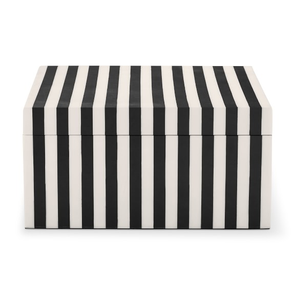 Paloma Contreras Black And White Inlay Box, Large