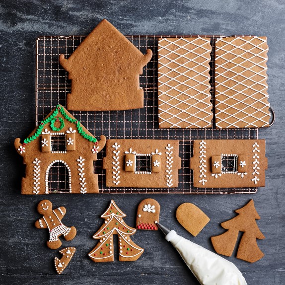 3D Gingerbread House Cookie Kit Williams Sonoma