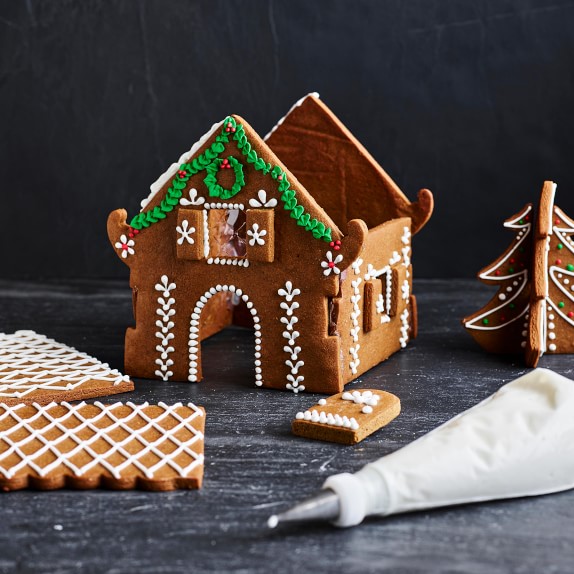 3d gingerbread house cookie kit williams sonoma