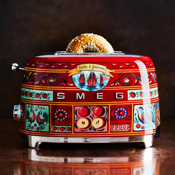 Smeg Dolce & Gabbana 2Slice Toaster Williams Sonoma
