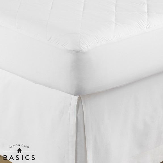 Design Crew Basics Cotton Mattress Pad, Queen