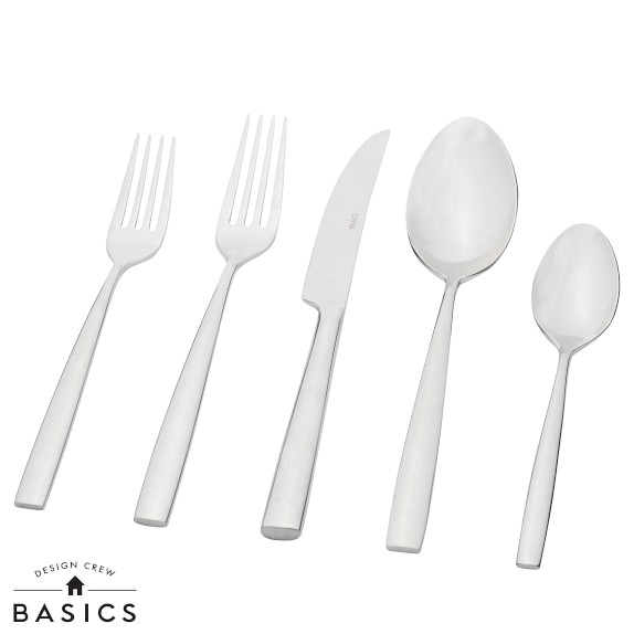 Design Crew Basics 5-Piece Flatware Set