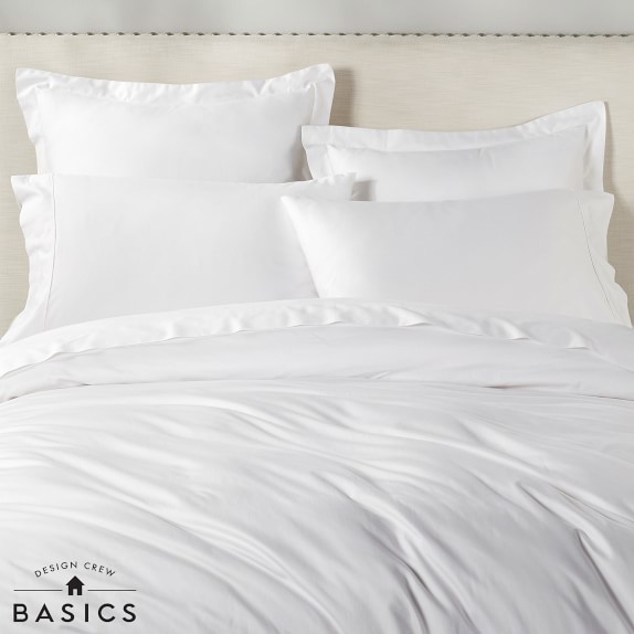 Design Crew Basics Deluxe Organic Cotton Duvet Cover, Full/Queen