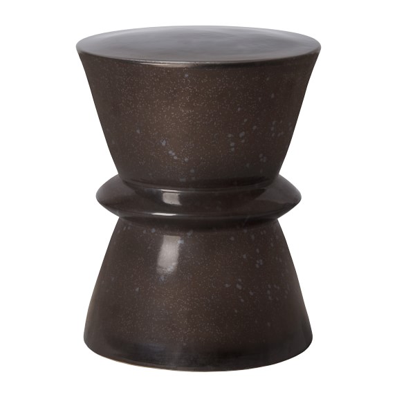 Zip Garden Stool, Gun Metal