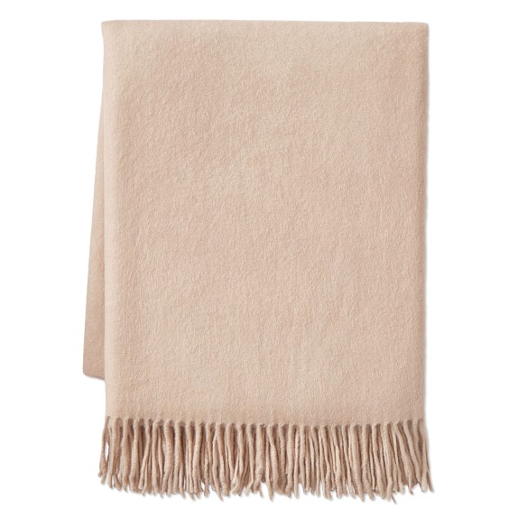 Solid Cashmere Throw, 50
