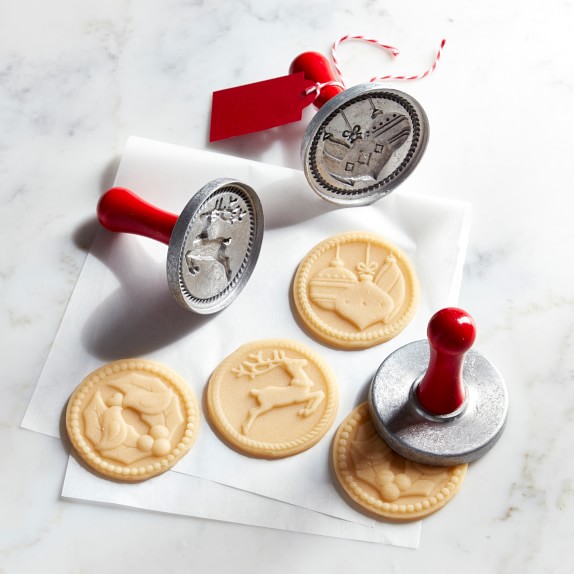Nordic Ware Holiday Cookie Stamps, Set of 3 Williams Sonoma