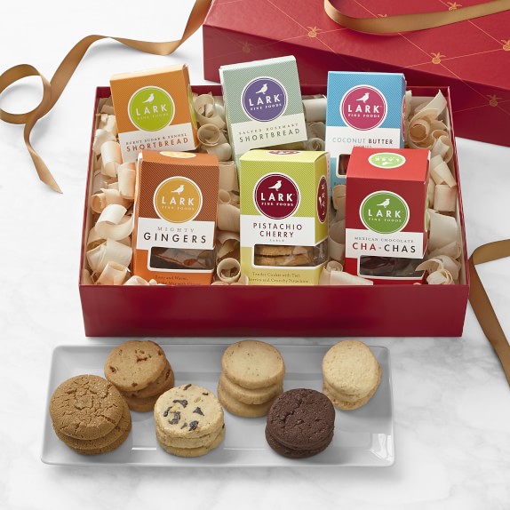 Lark Fine Foods Assorted Cookie Sampler in Red Gift Box