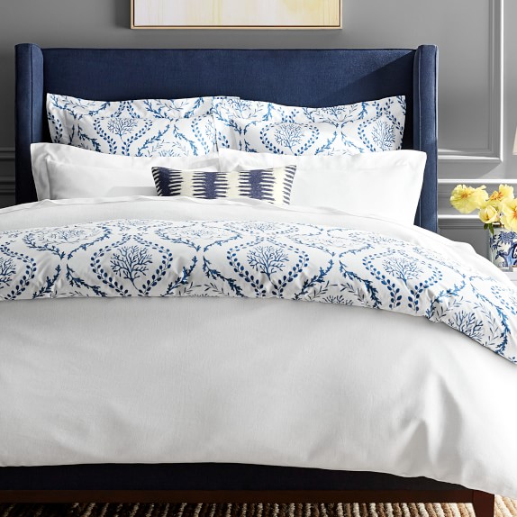 C Vine Printed Organic Duvet Cover Shams Williams Sonoma C Vine Printed Organic Duvet Cover Shams