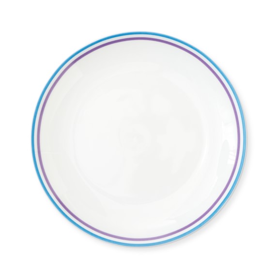 Flour Shop Rainbow Bread and Butter Plates, Set of 4