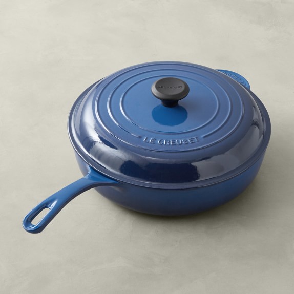 Le Creuset Signature CastIron Deep Sauté Pan Williams Sonoma