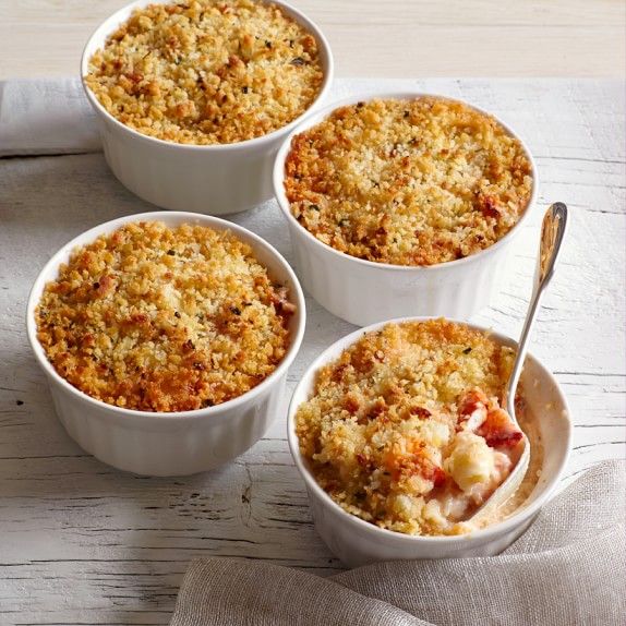 Lobster Mac & Cheese Ramekins, Set of 4 Williams Sonoma