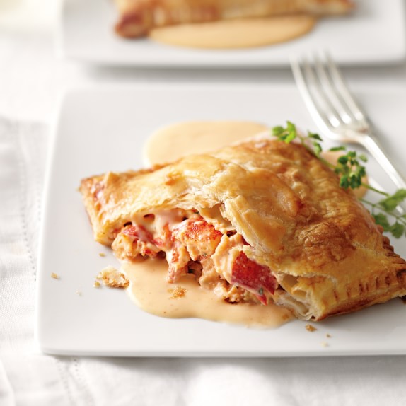 Lobster Wellington with Lobster Sauce, Serves 4