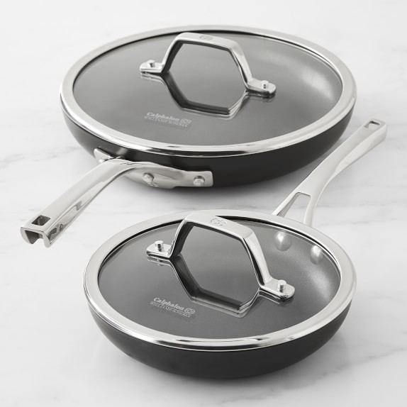 Calphalon Elite Fry Pan Set with Lids