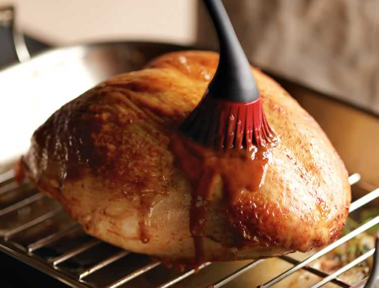 AllClad StainlessSteel Flared Roasting Pans Williams Sonoma