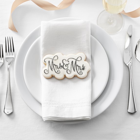 Wedding Cookies, Mrs. & Mrs.