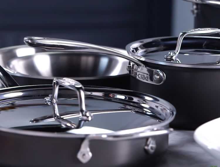 AllClad LTD 10Piece Cookware Set Williams Sonoma