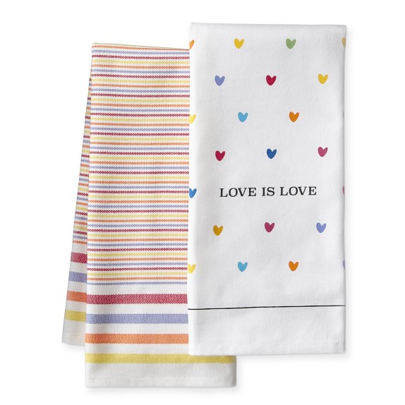 Love Is Love Towels, Set of 2