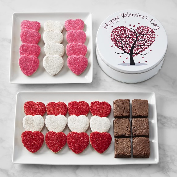 Valentine's Day Cookie & Brownie Tin