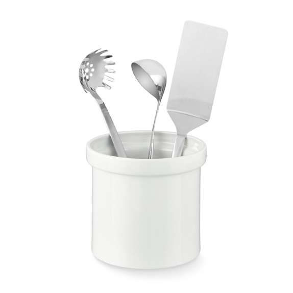 Ceramic Parioned Utensil Holder Williams Sonoma