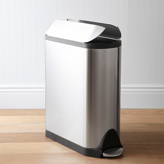 Simplehuman Erfly Step Can 45l Williams Sonoma Simplehuman Erfly Step Can 45l