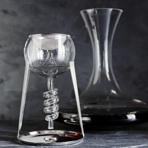 Twister Wine Aerator & Decanter with Stand Set Williams Sonoma