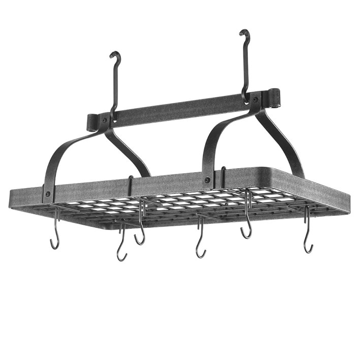 Enclume Grande Cuisine Rectangular Ceiling Pot Rack Williams Sonoma