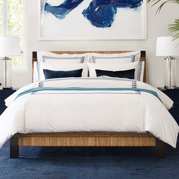 Amalfi Woven Bed King Espresso Seagrass