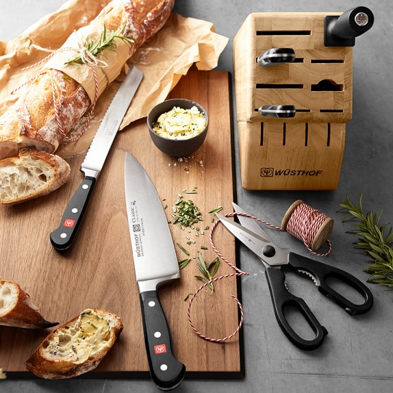 Wüsthof Classic 7Piece Knife Block Set Williams Sonoma