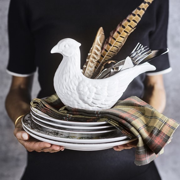 Antique White Figural Gravy Boat Williams Sonoma