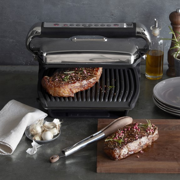 AllClad Electric Indoor Grill with AutoSense™ Williams Sonoma