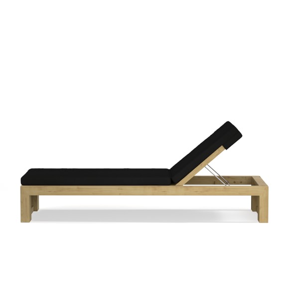 Larnaca Outdoor Teak Chaise Williams Sonoma