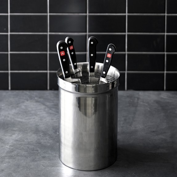 StainlessSteel Knife Holder with Kapoosh® Insert Kitchen Counter