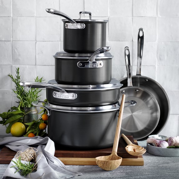 AllClad LTD 10Piece Cookware Set Williams Sonoma