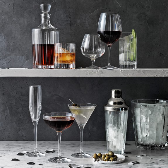 Dorset Crystal Highball Glasses Williams Sonoma