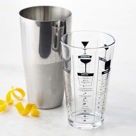 Boston Shaker with Recipe Williams Sonoma