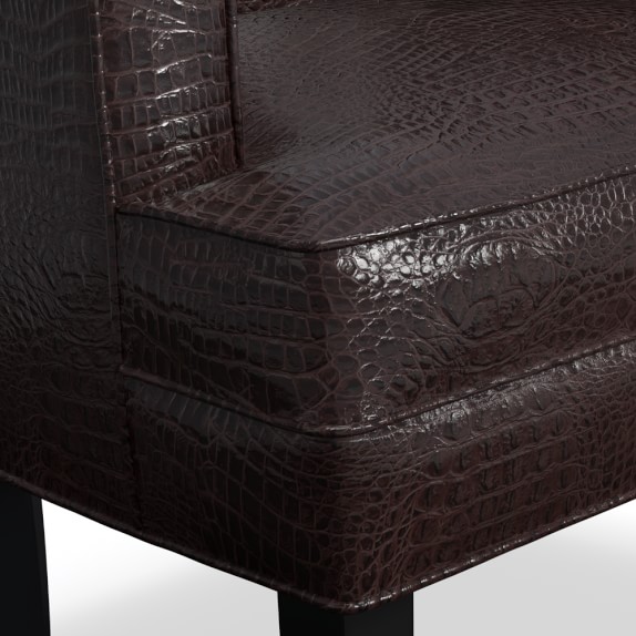 Geoffrey Chair Faux Crocodile