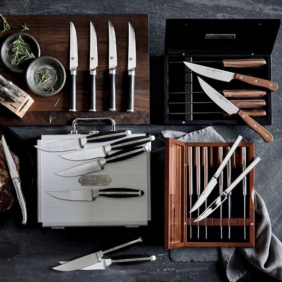 Wüsthof StainlessSteel 8Piece Steak Knife Box Set Williams Sonoma