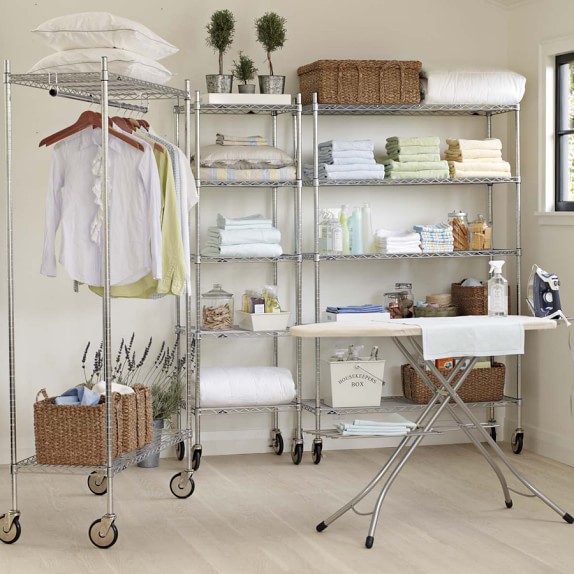 Brabantia Ironing Board Size C with Steam Iron Rest & Linen Rack, 49" x