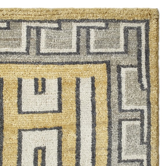 Neoclassical Hand Knotted Rug, Fall Leaf Williams Sonoma
